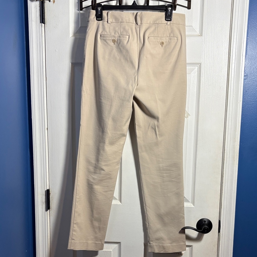 Talbots Newport Chino Tan Pant Size 6 - Picture 2 of 9